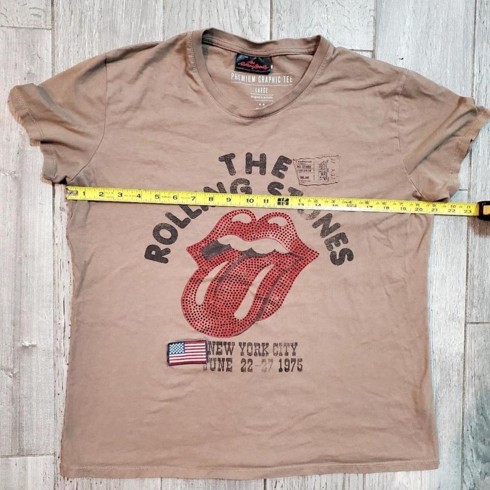 The Rolling Stones Women's Large bling double sided‎ graphic t-shirt - Picture 5 of 7